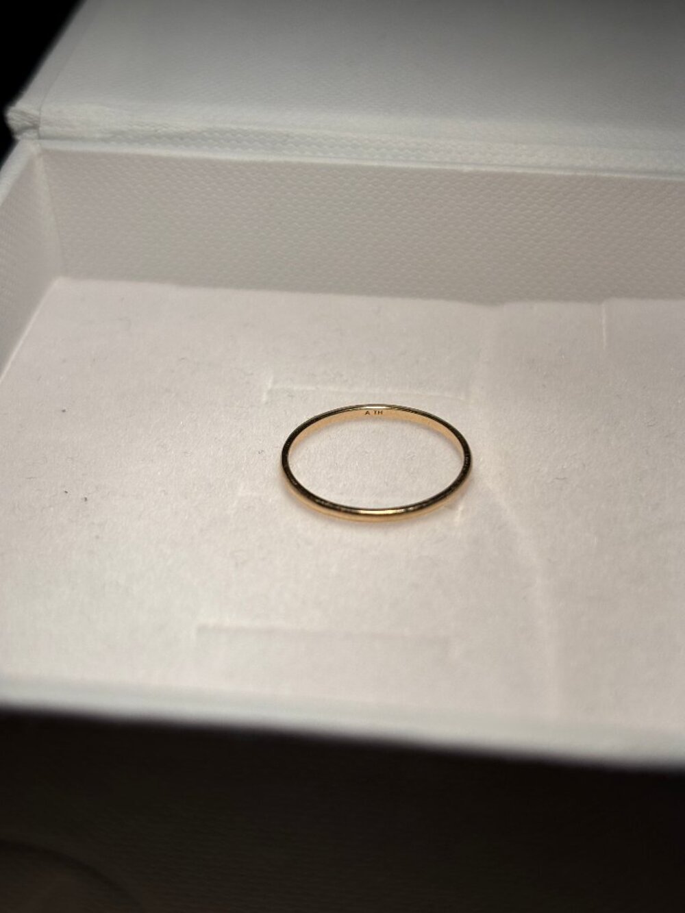 Stacker Ring 14K solid Gold - Picture 9 of 13